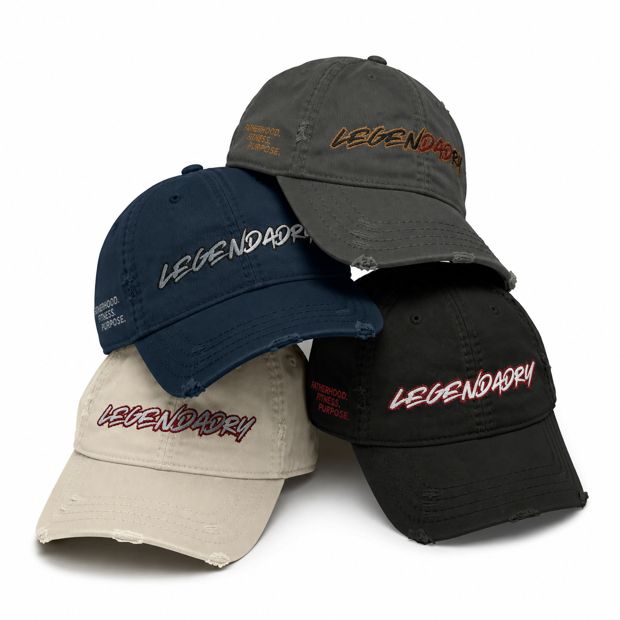 Legendadry™ Distressed Dad Caps