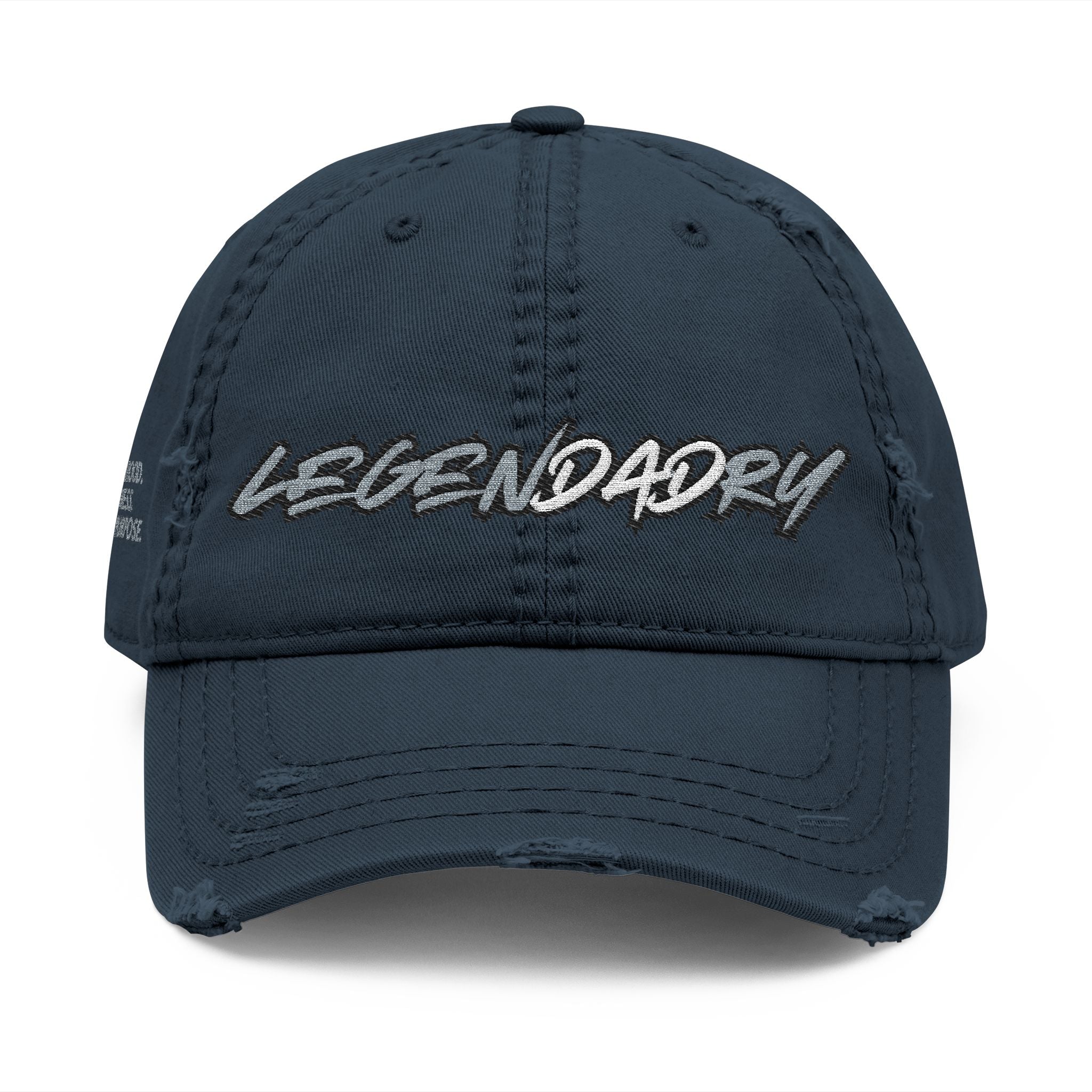 Legendadry™ Distressed Dad Cap - Dark Navy