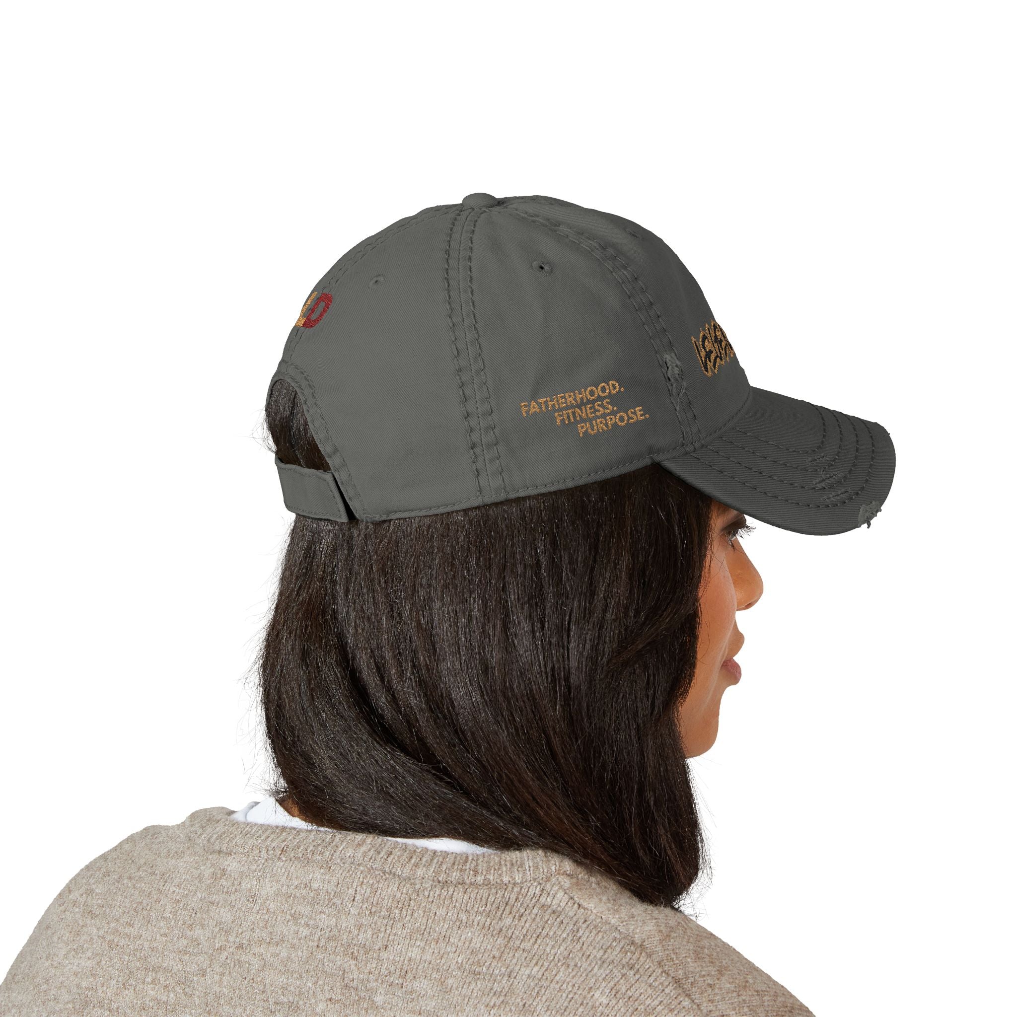 Legendadry™ Distressed Dad Cap - Grey