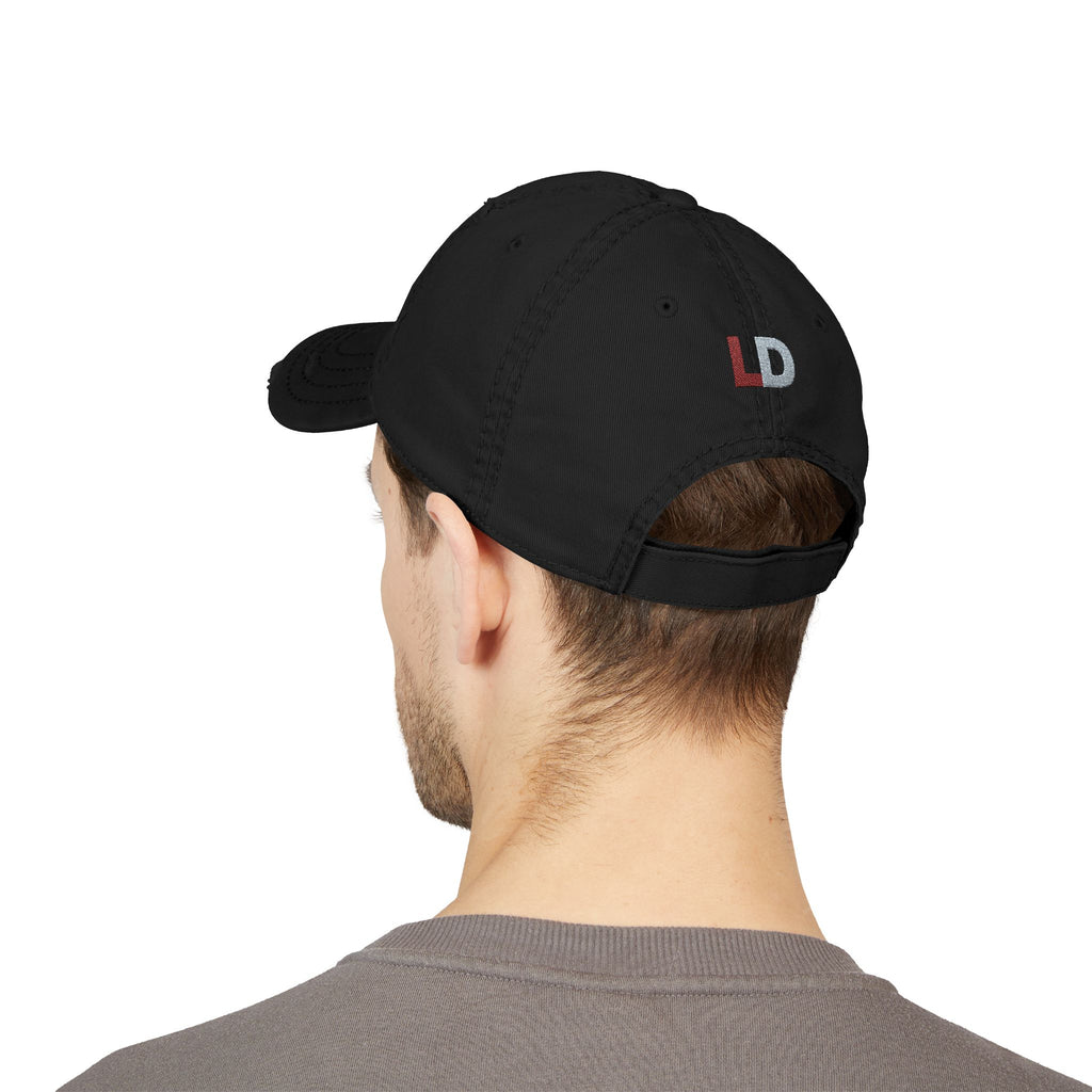 Legendadry™ Distressed Dad Cap - Black